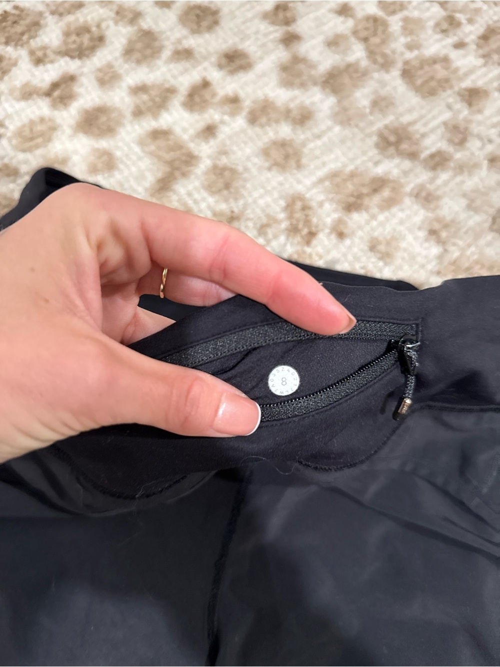 lululemon athletica Black Run/Train Athletic Shorts - Picture 3 of 3
